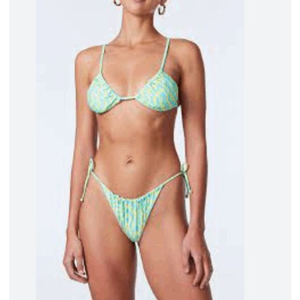 It's Now Cool Lime Wave Cheque‎ Bikini